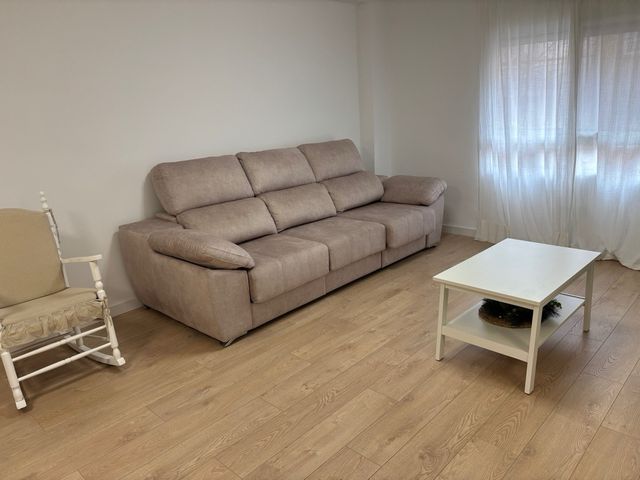 Sofá 3-4 plazas beige tela