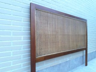 Cabecero Teca y Ratán 160cm