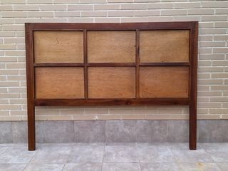 Cabecero Teca y Ratán 160cm