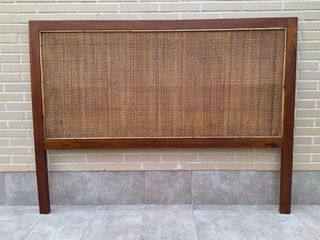 Cabecero Teca y Ratán 160cm