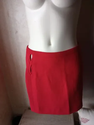 Minigonna vintage Gianni Versace rossa