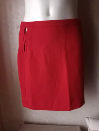 Minigonna vintage Gianni Versace rossa