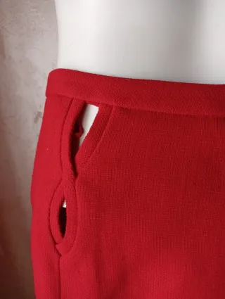 Minigonna vintage Gianni Versace rossa