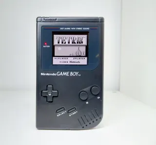 Gameboy Classic DMG Nero con schermo IPS Q5 Nuovo