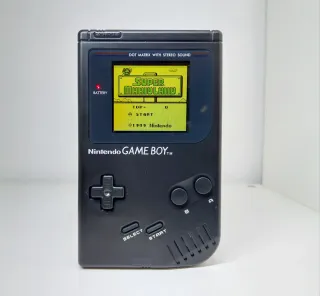 Gameboy Classic DMG Nero con schermo IPS Q5 Nuovo