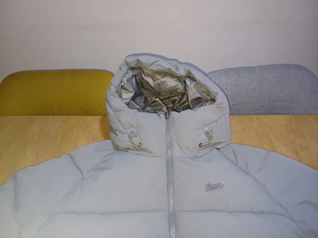Anorak Pull&Bear plumífero gris Talla S