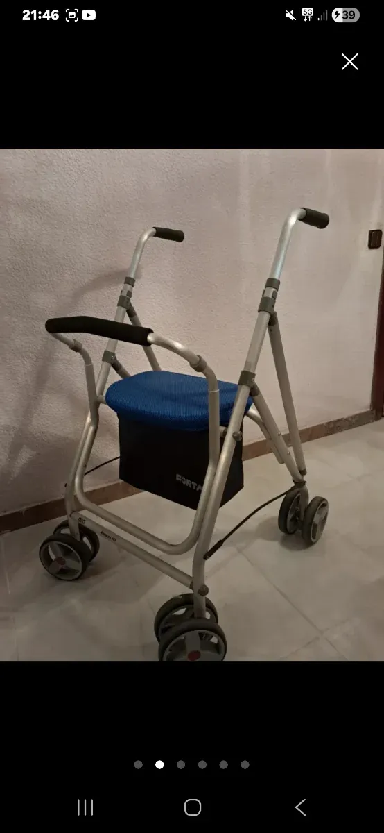 Andador para adulto con asiento