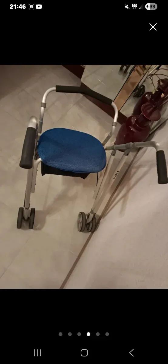 Andador para adulto con asiento