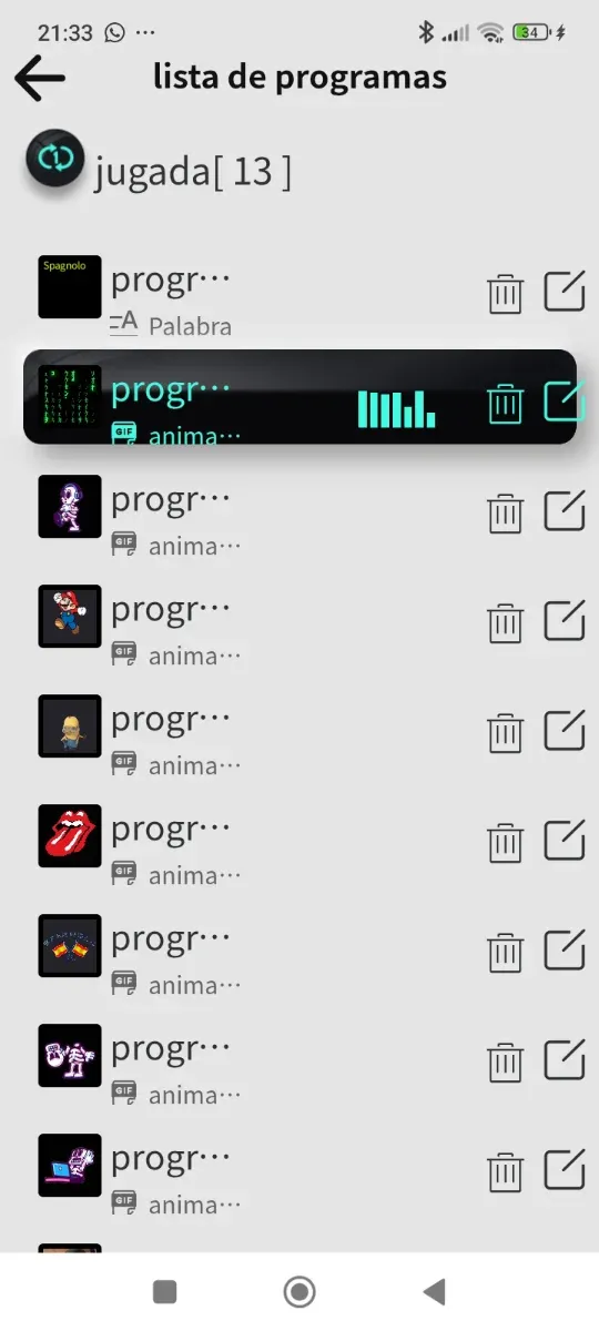 Mochila LED 64x64 Programable