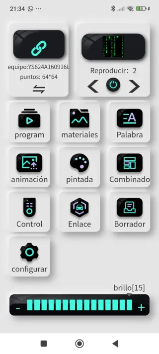 Mochila LED 64x64 Programable