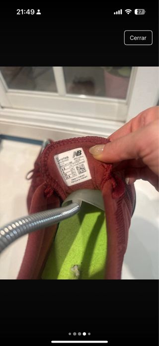 Zapatillas New Balance 410 Talla 38 Rojas