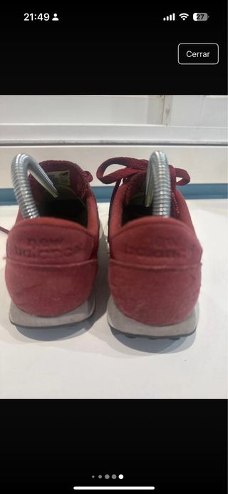 Zapatillas New Balance 410 Talla 38 Rojas