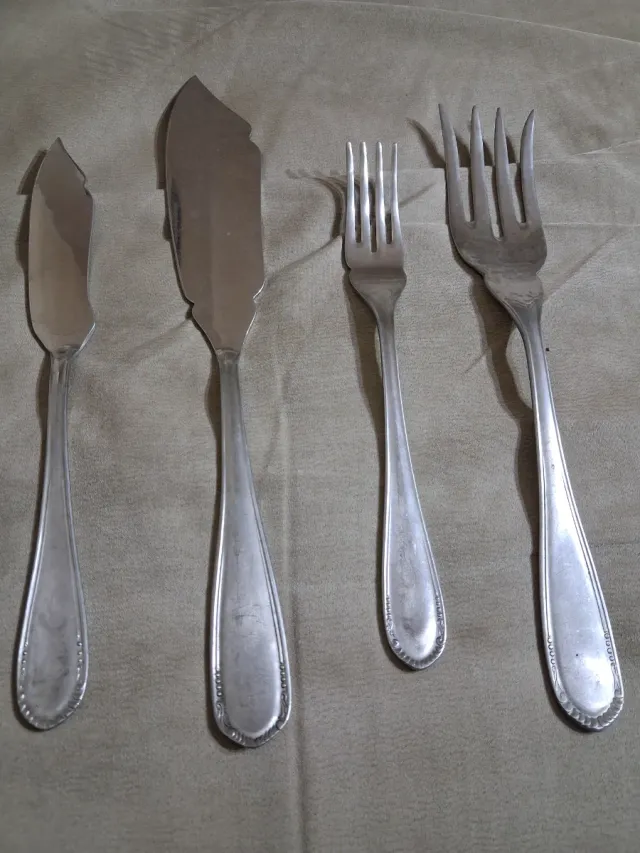 Set posate pesce vintage 26 pezzi