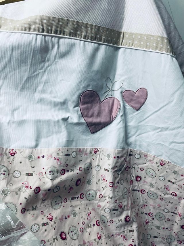 Edredón nórdico con corazones