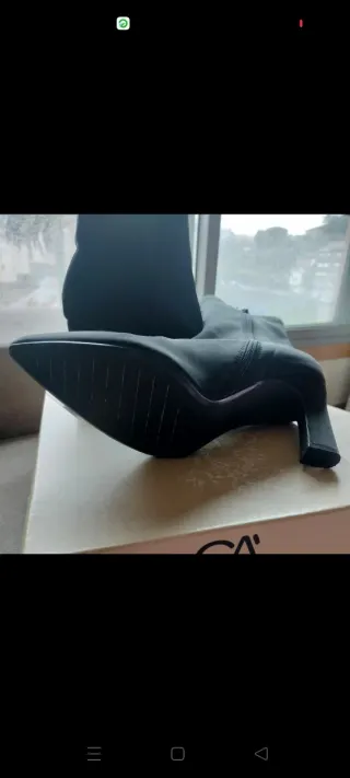 Botines Pull&Bear Negros Tacón