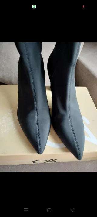 Botines Pull&Bear Negros Tacón