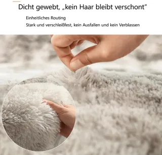 Tappeto pelo lungo blu scuro 170x235cm