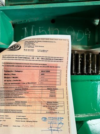 Grúa Torre Jaso J 4510