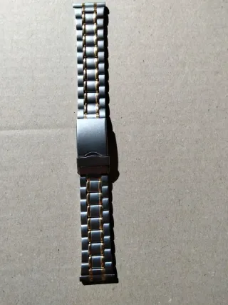 Correa de reloj bicolor