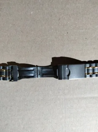 Correa de reloj bicolor