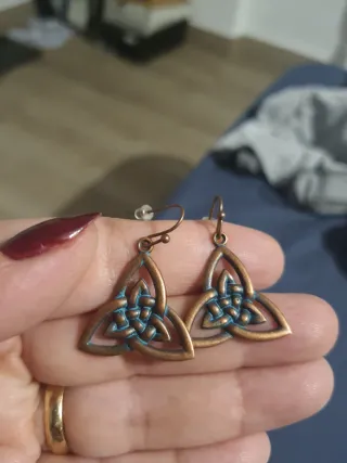 Pendientes Triqueta Celta Étnicos