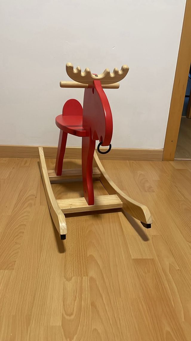 Balancín infantil rojo