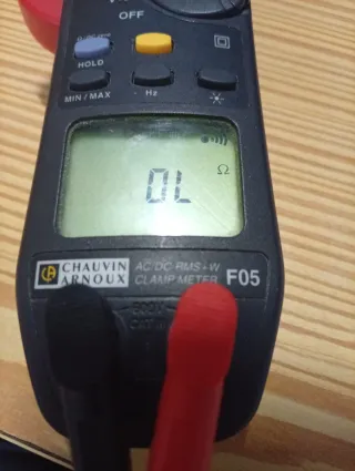 Pinza Amperimétrica Chauvin Arnoux F05