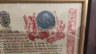 Moneda Antigua Carlos Rey de España