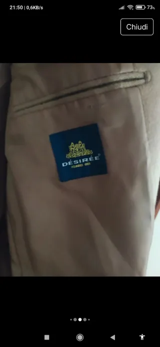 Cappotto uomo cammello