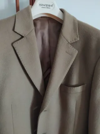 Cappotto uomo cammello