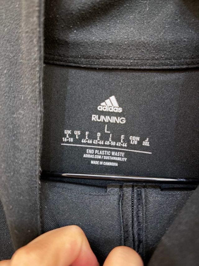 Giacca Adidas Running Donna Nera Taglia L