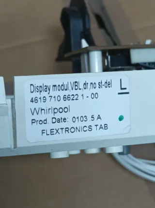 Teclado Secadora Whirlpool