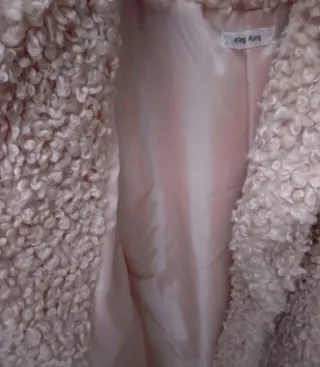 Cappotto Teddy Beige Chiaro King Kong