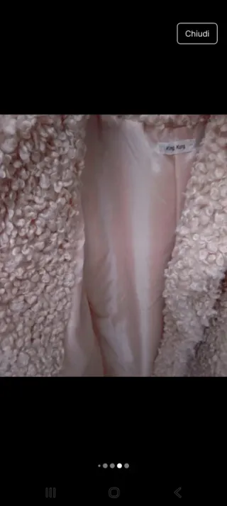 Cappotto Teddy Beige Chiaro King Kong