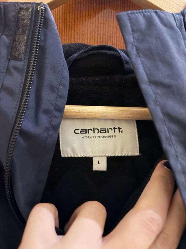 Giubbotto Carhartt Anorak Blu Marina Taglia L