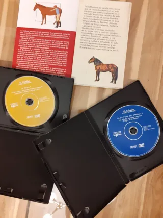 Lote cuidar de Caballos:Libros y DVDs de Caballos