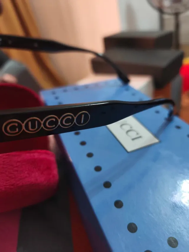 Gafas de Sol Gucci Negras y Azules