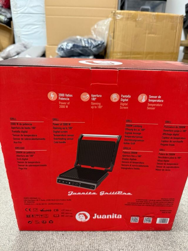Juanita GrillPro Plancha Eléctrica