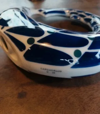 Figura Ouroboro Sargadelos Cerámica Azul