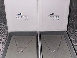 Collar Lotus Infinito Corazón Plata