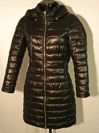 Piumino Only nero con cappuccio