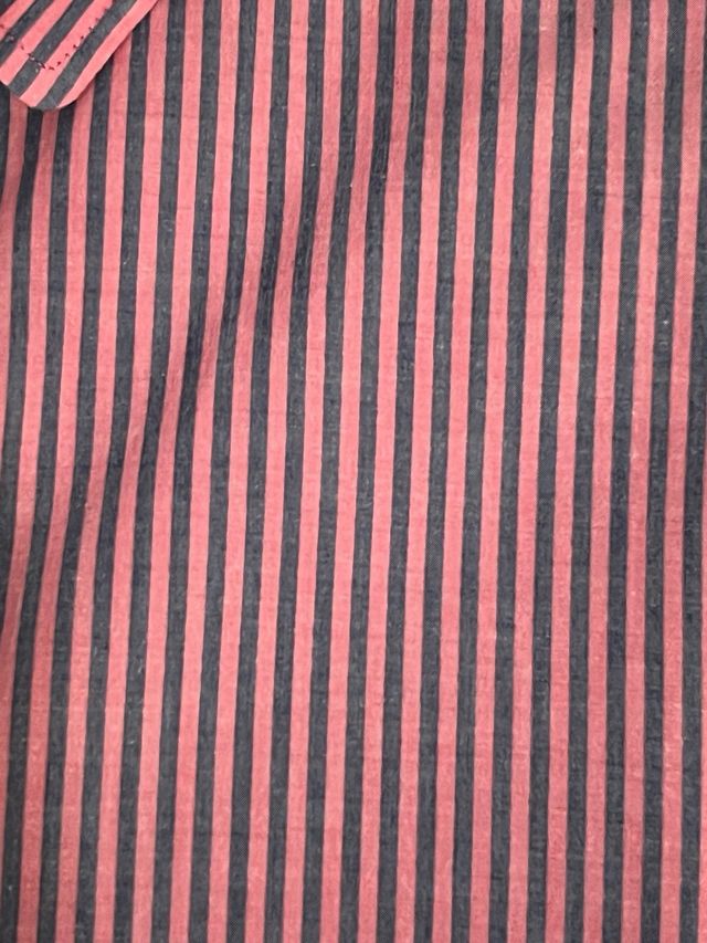 Camisa El Ganso Rayas Rosa y Gris Talla M