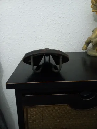 Sillín de cuero para bicicleta