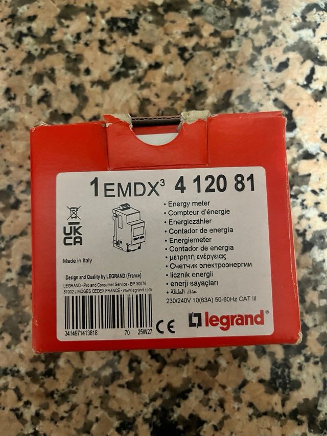 Contador de energía Legrand
