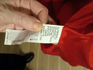 Chaqueta tweed roja Zara