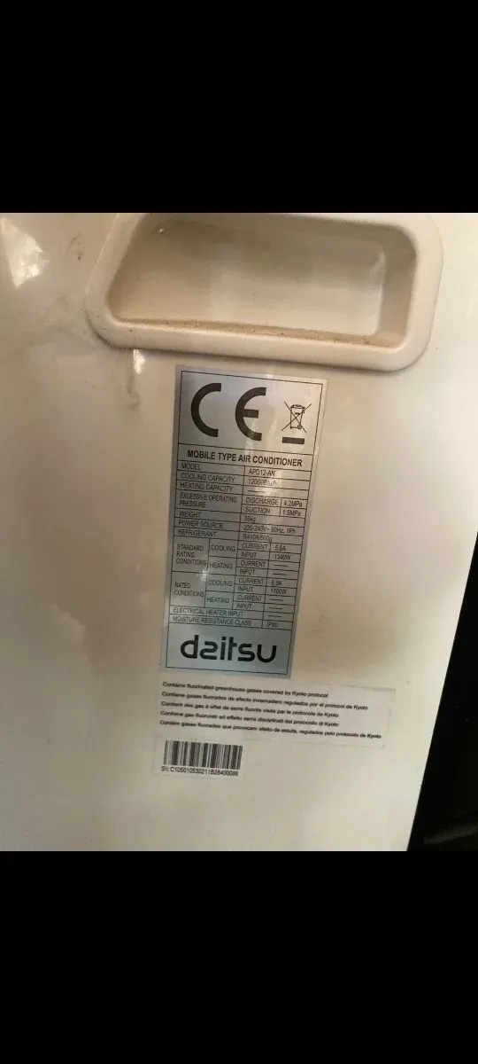 Aire Acondicionado Daitsu Blanco