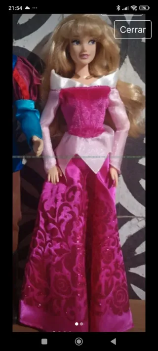 Muñeca Aurora La Bella Durmiente