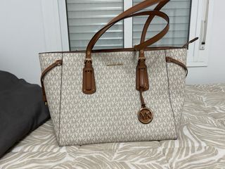 Bolso Michael Kors Original Beige y Marrón