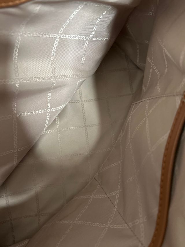 Bolso Michael Kors Original Beige y Marrón