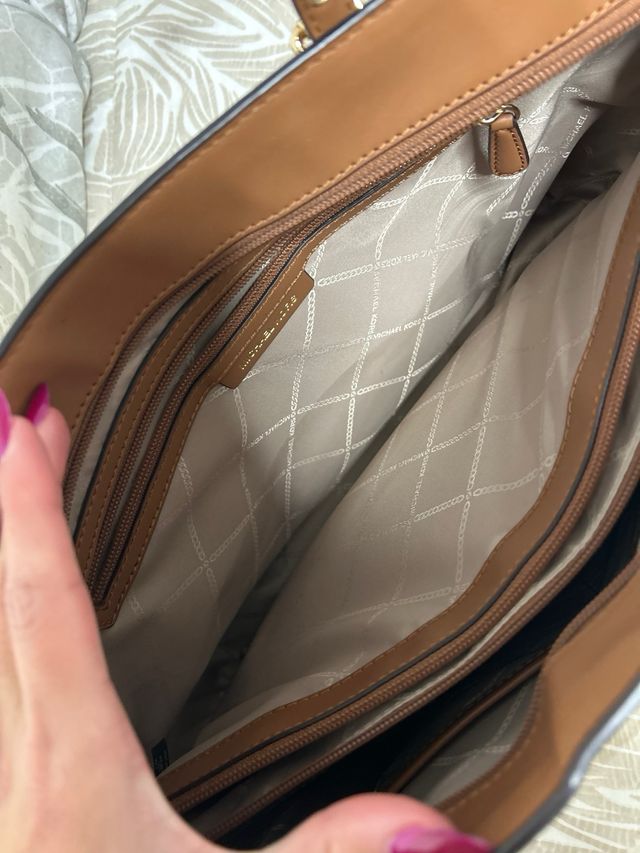 Bolso Michael Kors Original Beige y Marrón